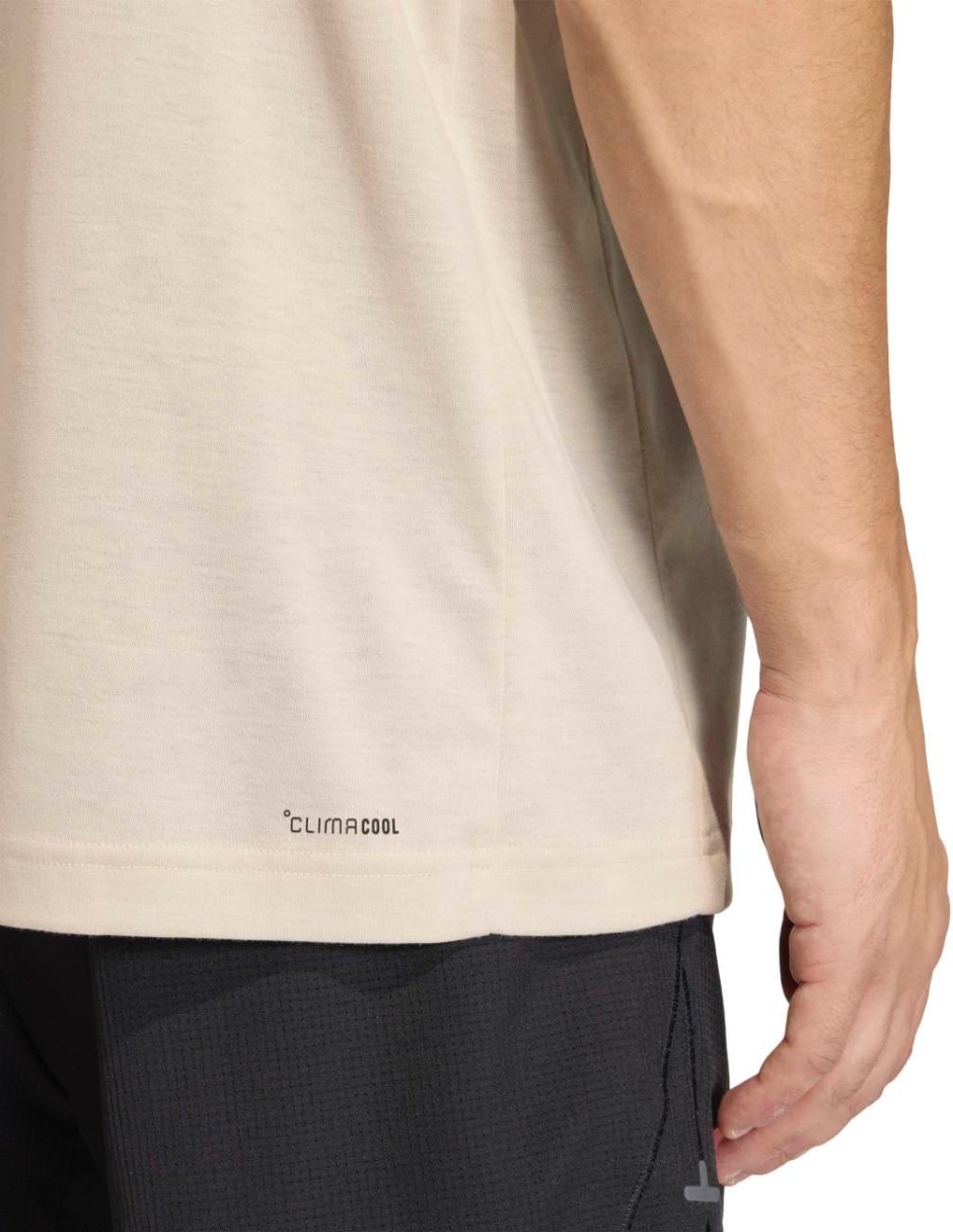 Playera deportiva para entrenamiento Adidas de hombre