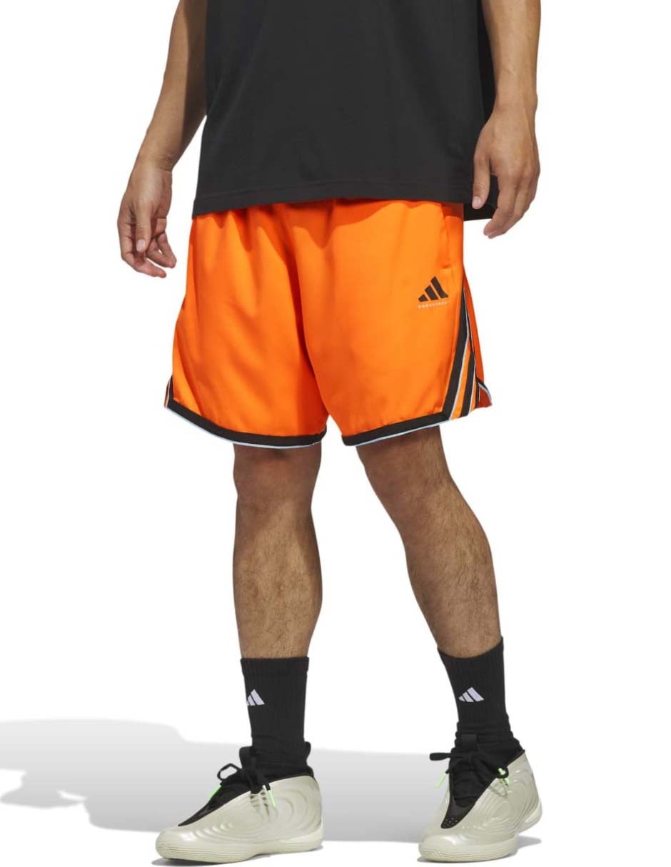 Short con bolsillos Adidas para básquetbol hombre