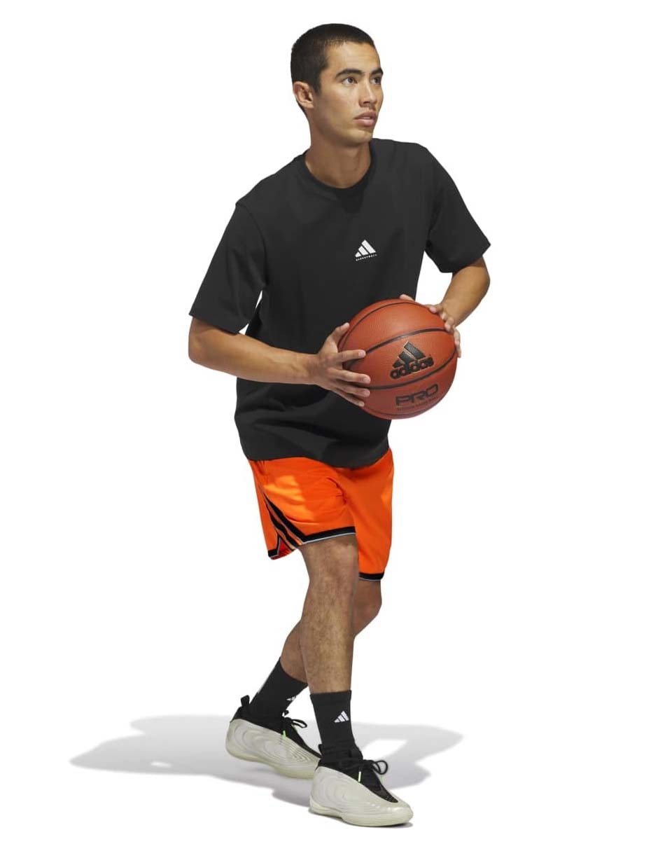 Short con bolsillos Adidas para básquetbol hombre