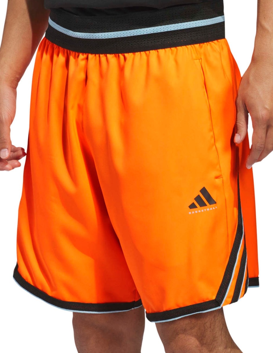 Short con bolsillos Adidas para básquetbol hombre