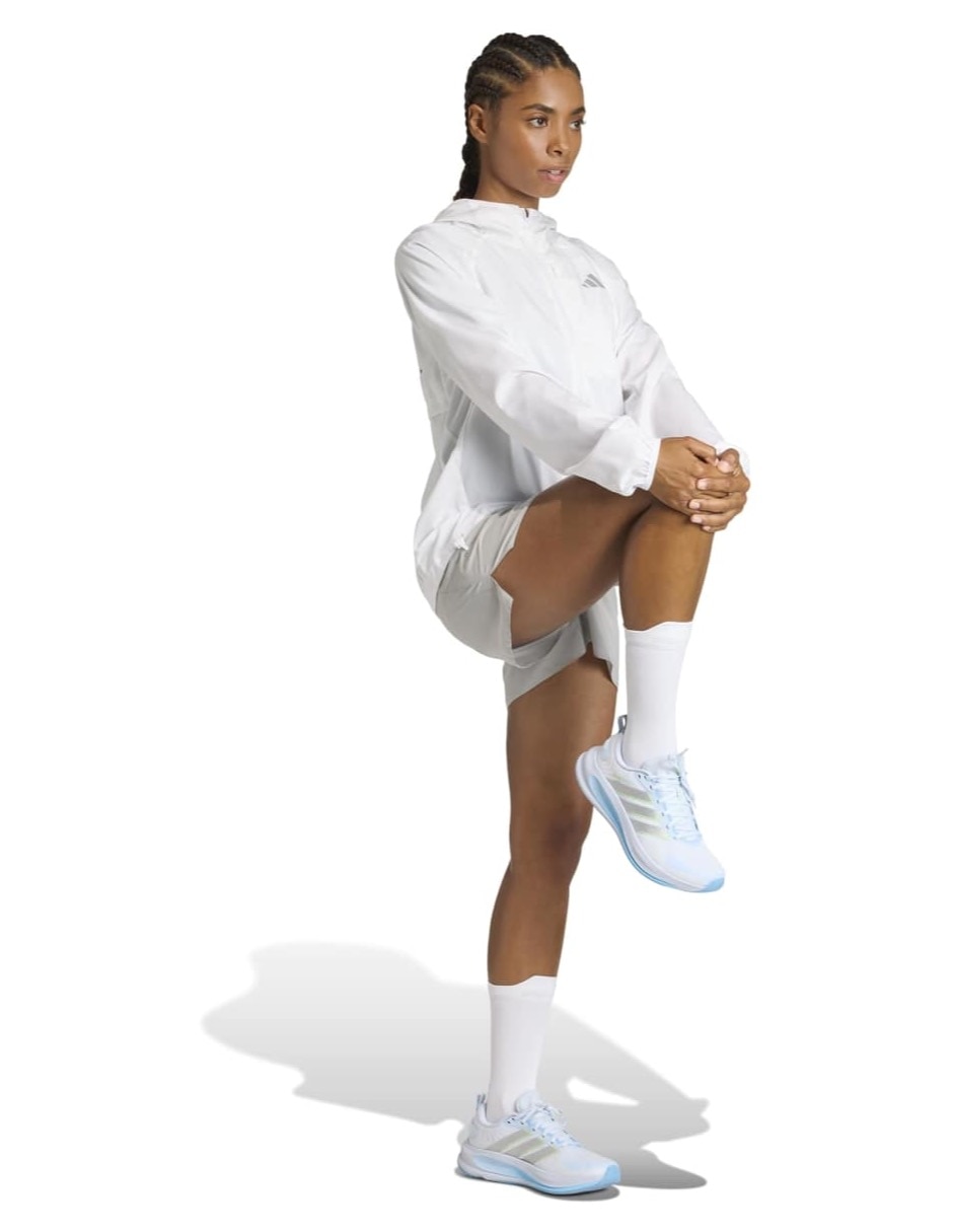 Chamarra para correr Adidas de mujer