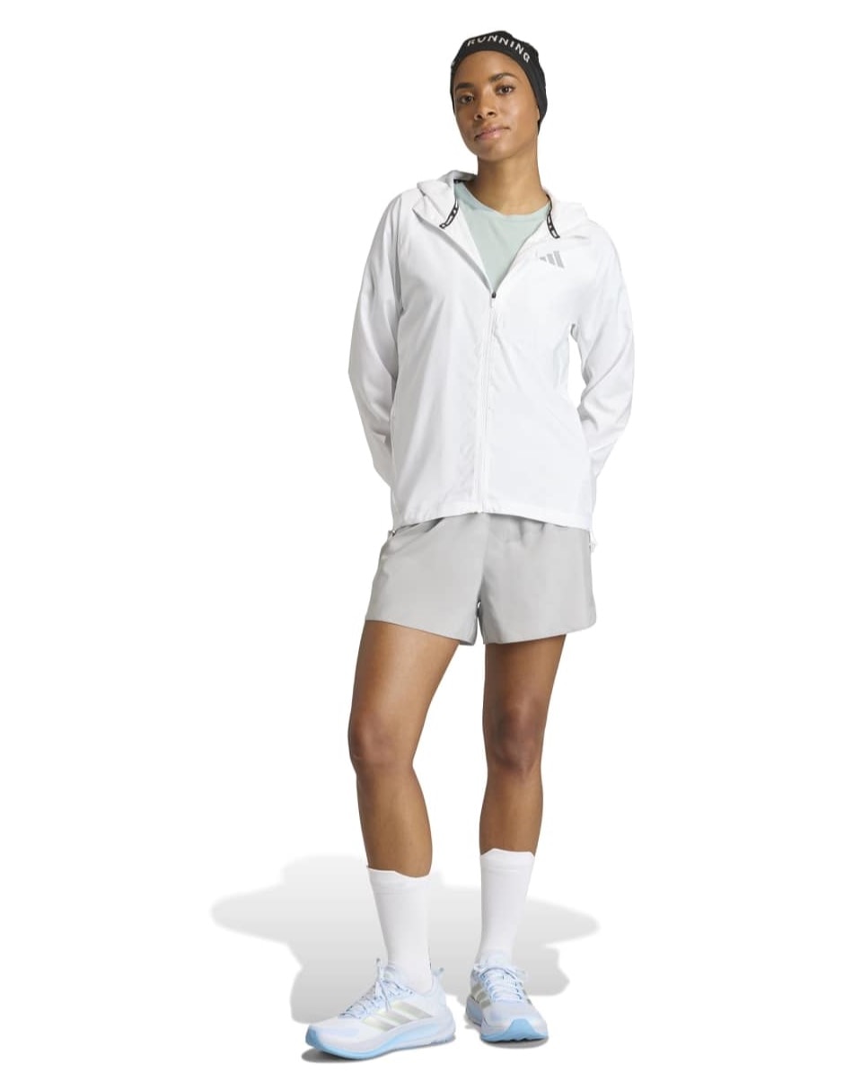Chamarra para correr Adidas de mujer