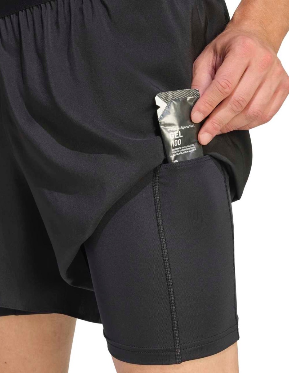 Short Adidas para correr hombre