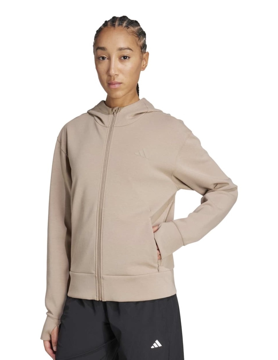 Sudadera para entrenamiento Power con capucha y bolsa para mujer Sudadera para entrenamiento Power con capucha y bolsa para mujer