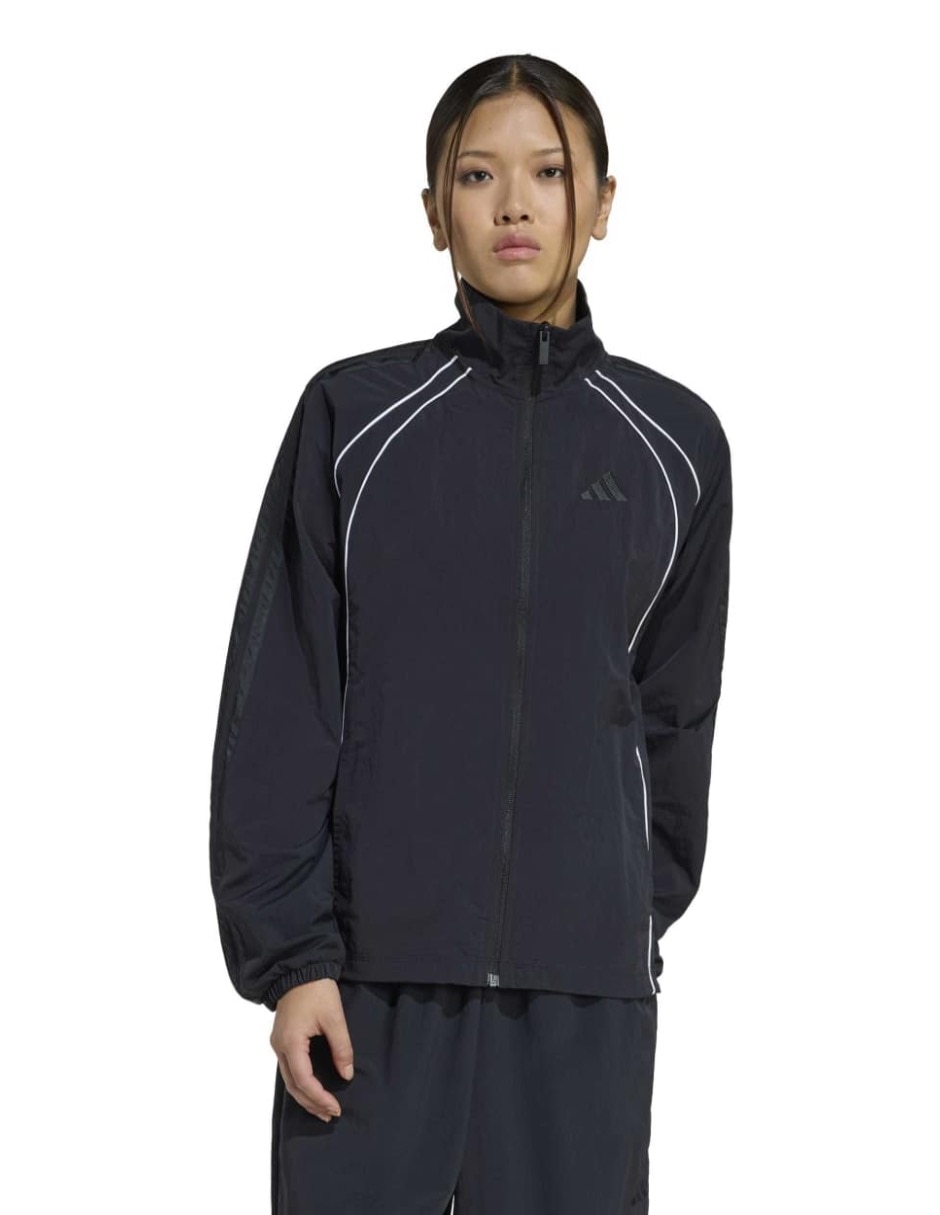 Sudadera Adidas W Iconic 3S Tt con bolsas para mujer