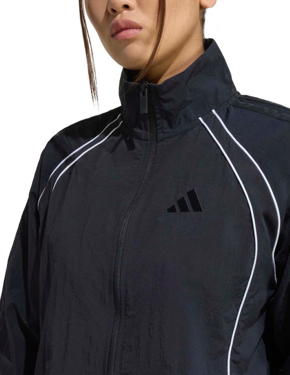 Sudadera Adidas W Iconic 3S Tt con bolsas para mujer