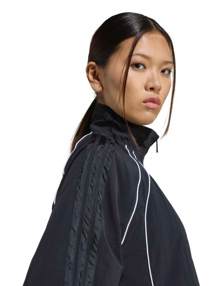 Sudadera Adidas W Iconic 3S Tt con bolsas para mujer