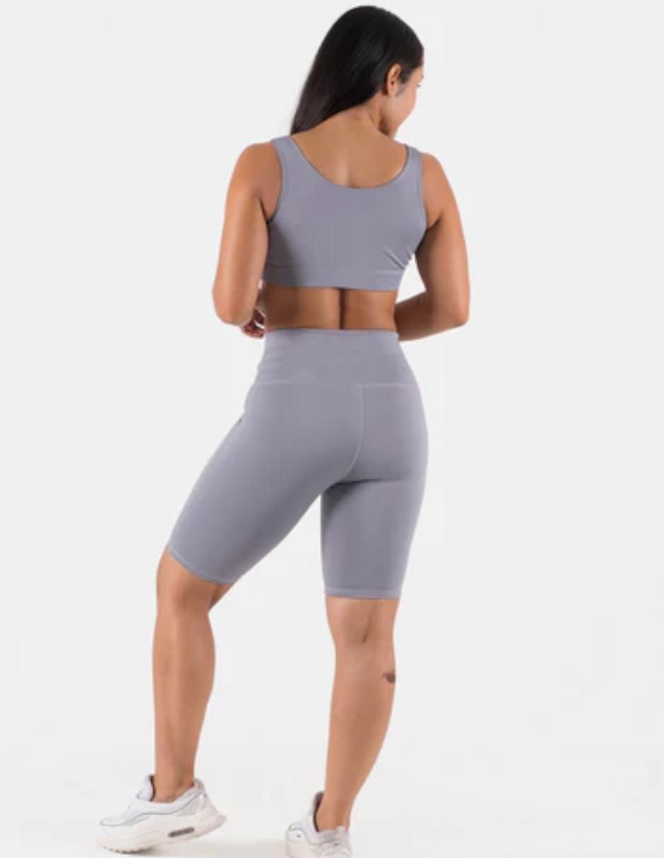 Conjunto deportivo ajustado Oleeve con elástico para mujer