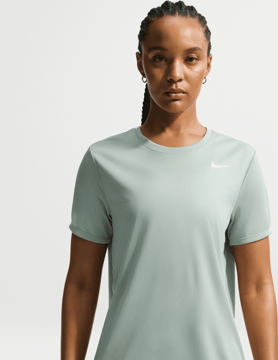 Playera deportiva para entrenamiento Nike W Nk Df Rlgd Ss Tee de mujer