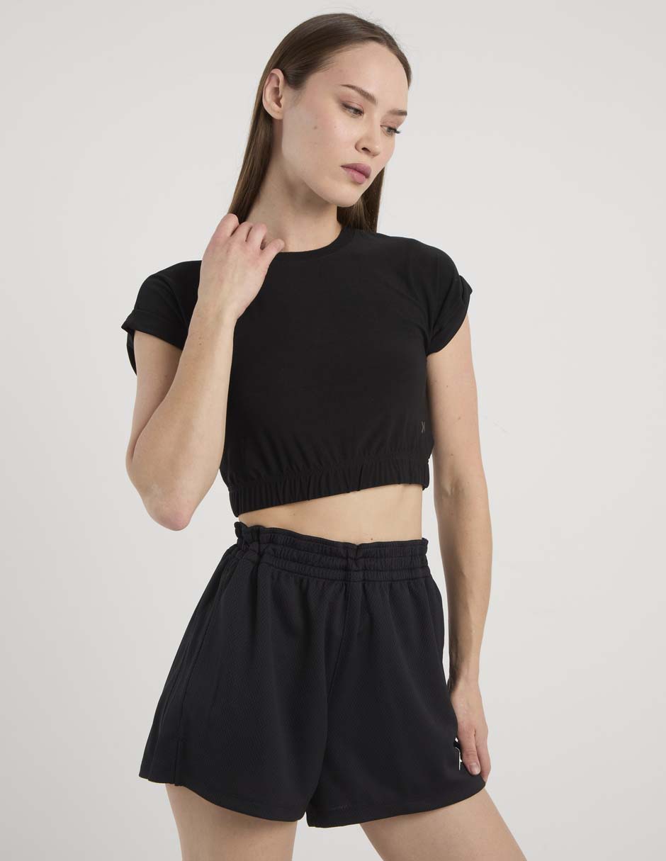 Short con bolsillos para entrenamiento mujer