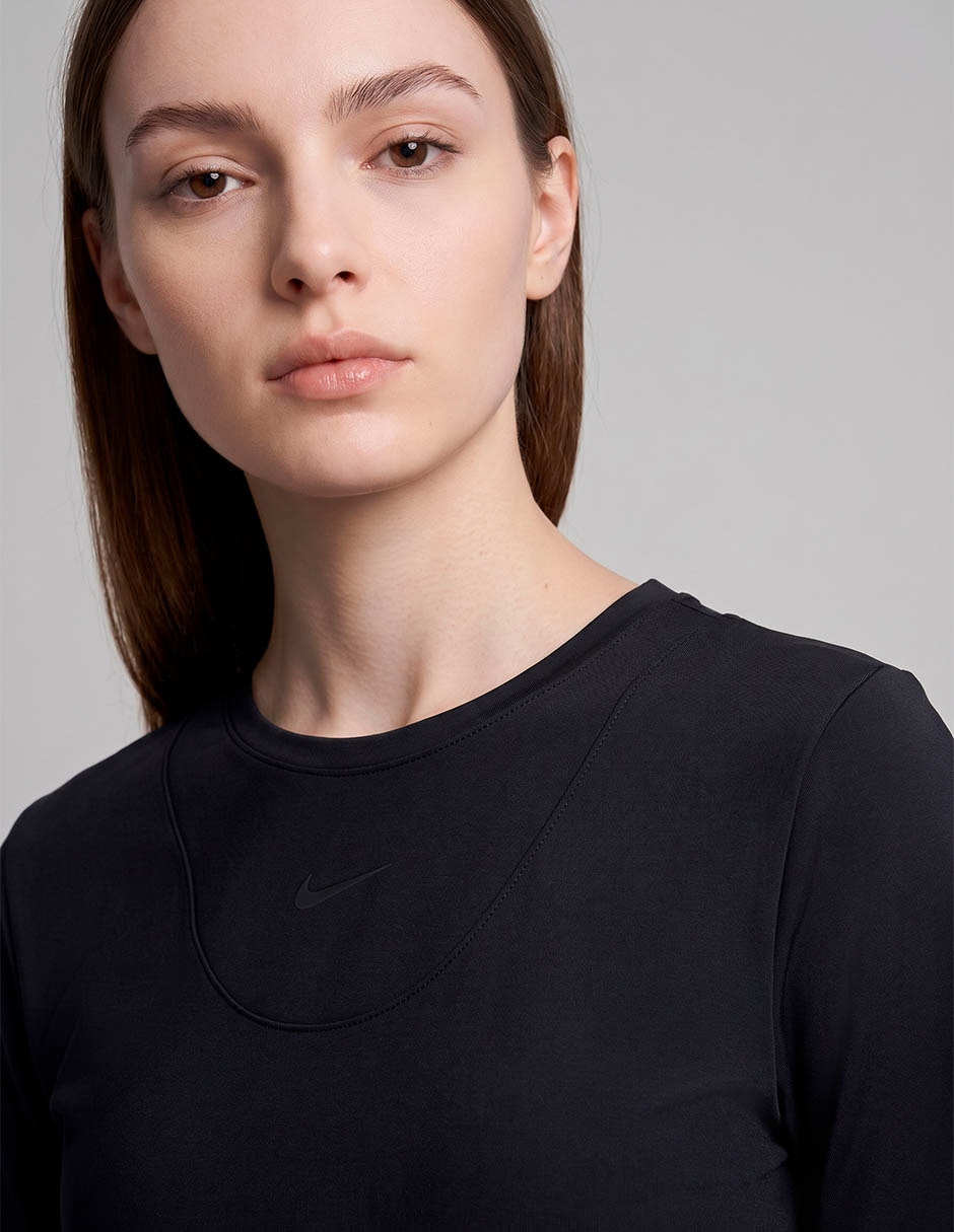 Playera deportiva para entrenamiento nike w nk df zenvy ss top de mujer