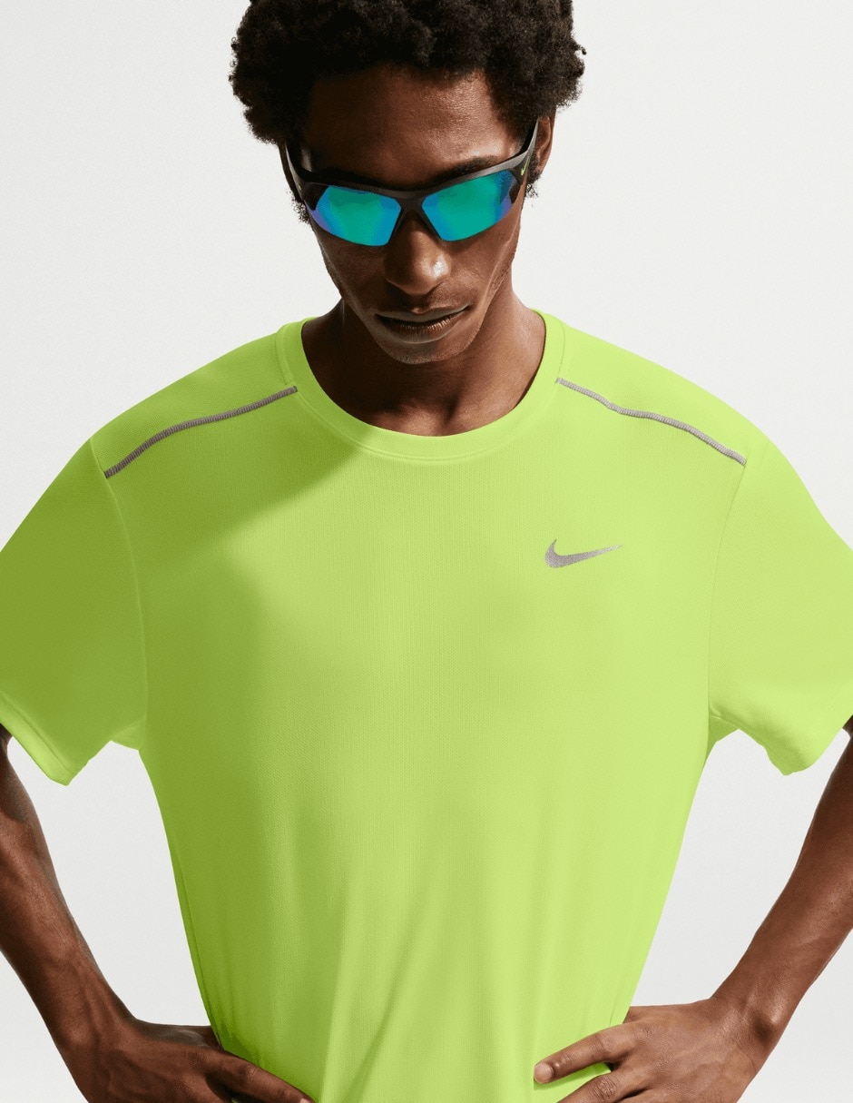 Playera deportiva para entrenamiento m nk df uv miler de hombre