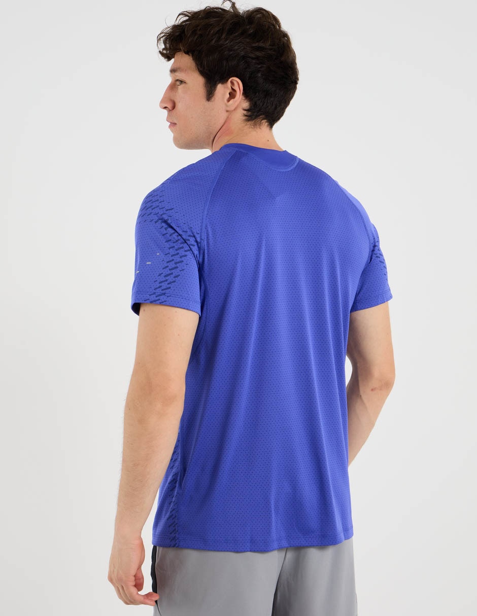 Playera deportiva para entrenamiento Nike M Nk Dfadv Stride Nvlty Ss Top de hombre