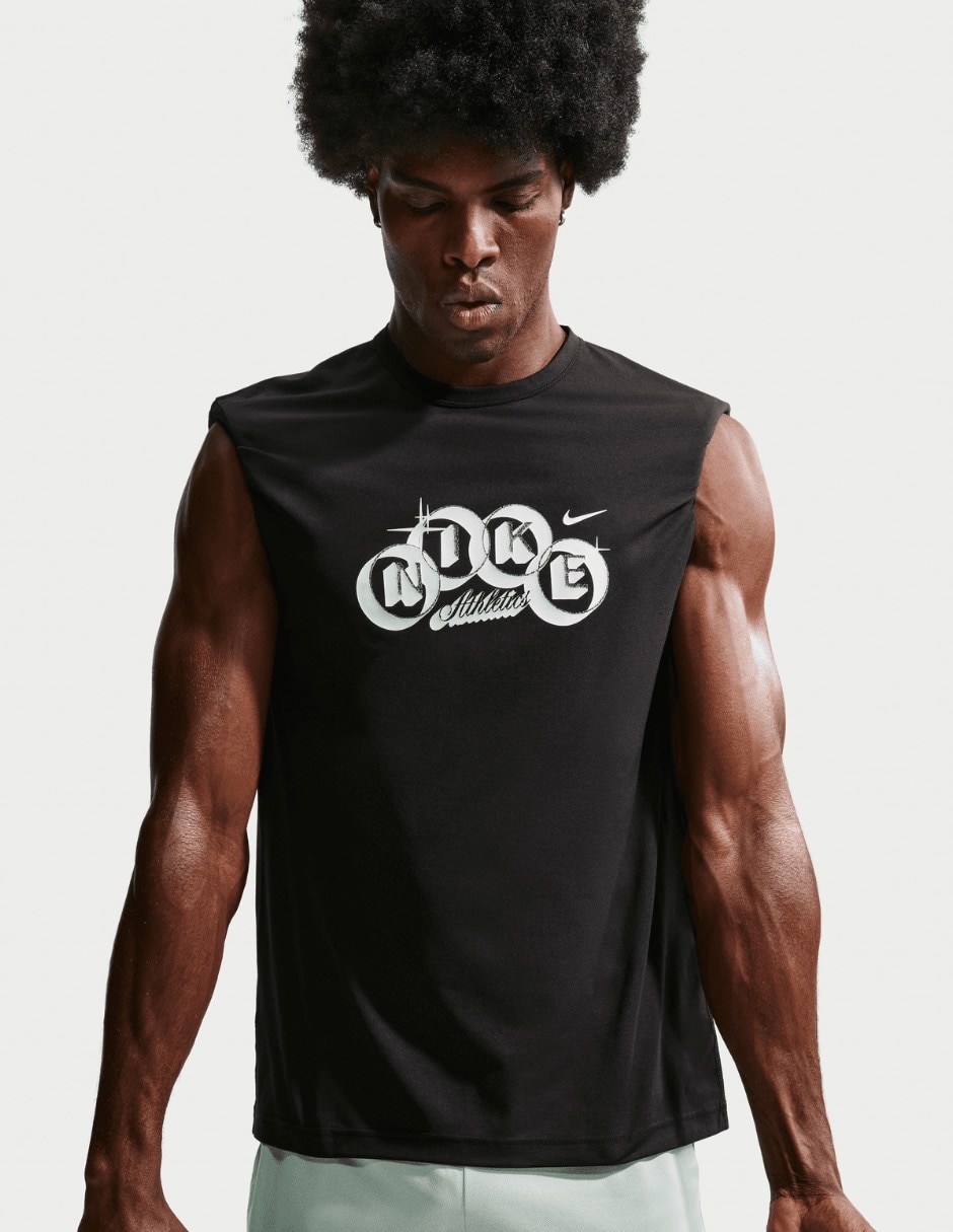 Playera deportiva para entrenamiento nike m nk df hyverse gfxtop de hombre