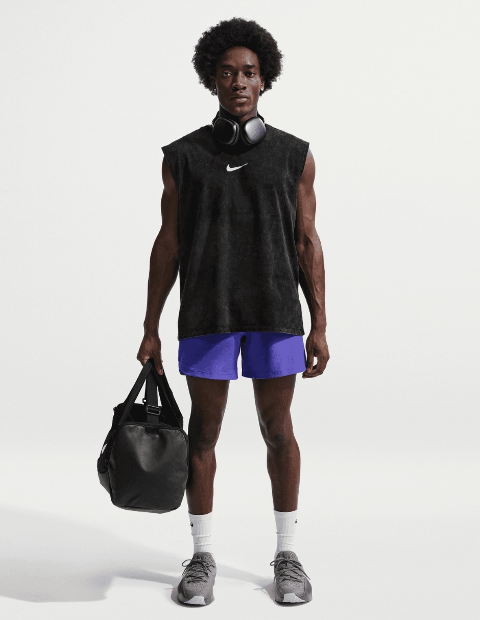 Playera deportiva para entrenamiento nike m nk tee lse sl train hrd wrk de hombre