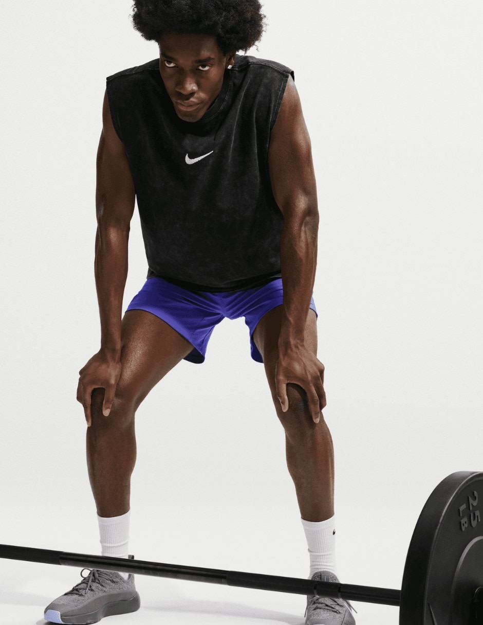 Playera deportiva para entrenamiento nike m nk tee lse sl train hrd wrk de hombre