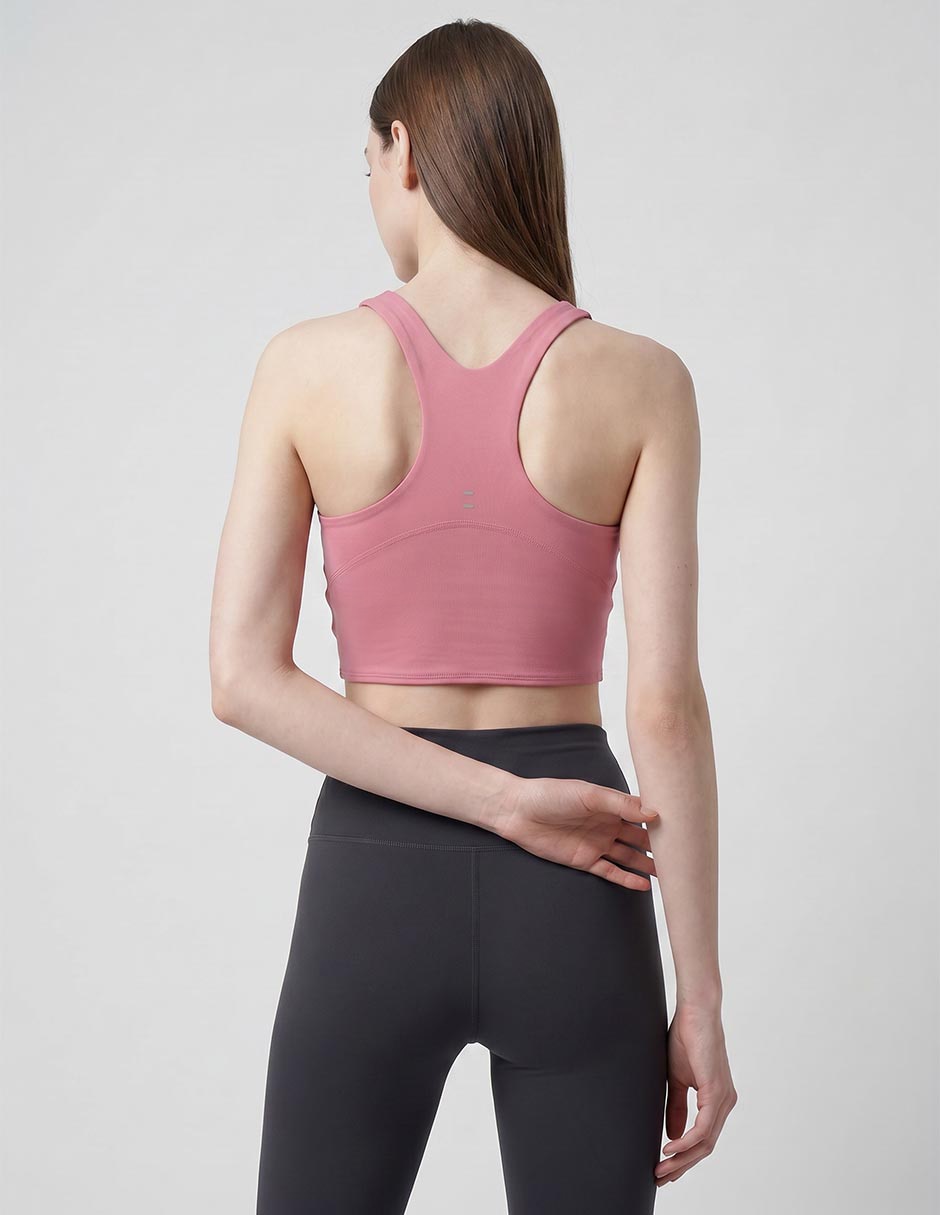 Playera deportiva para entrenamiento nike w nk tempo df ms crp bra tank de mujer