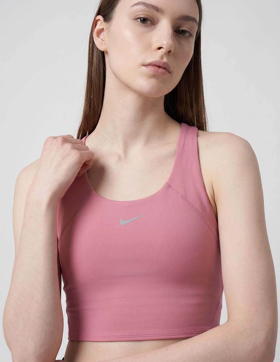 Playera deportiva para entrenamiento nike w nk tempo df ms crp bra tank de mujer