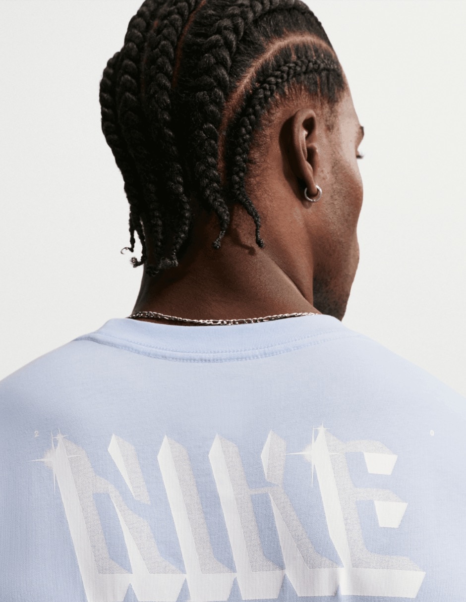 Playera deportiva para entrenamiento nike m nk tee lse nac glitz de hombre