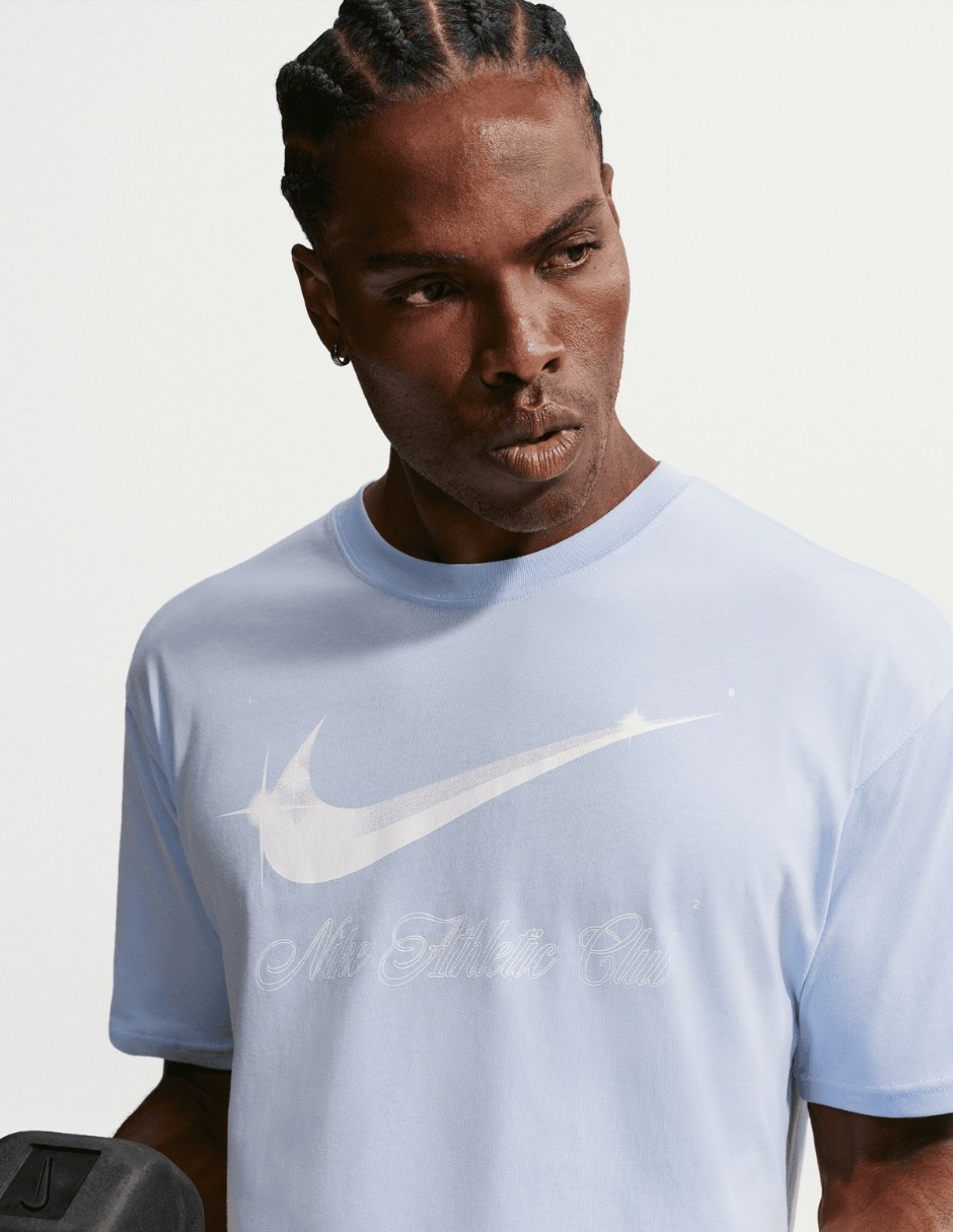 Playera deportiva para entrenamiento nike m nk tee lse nac glitz de hombre