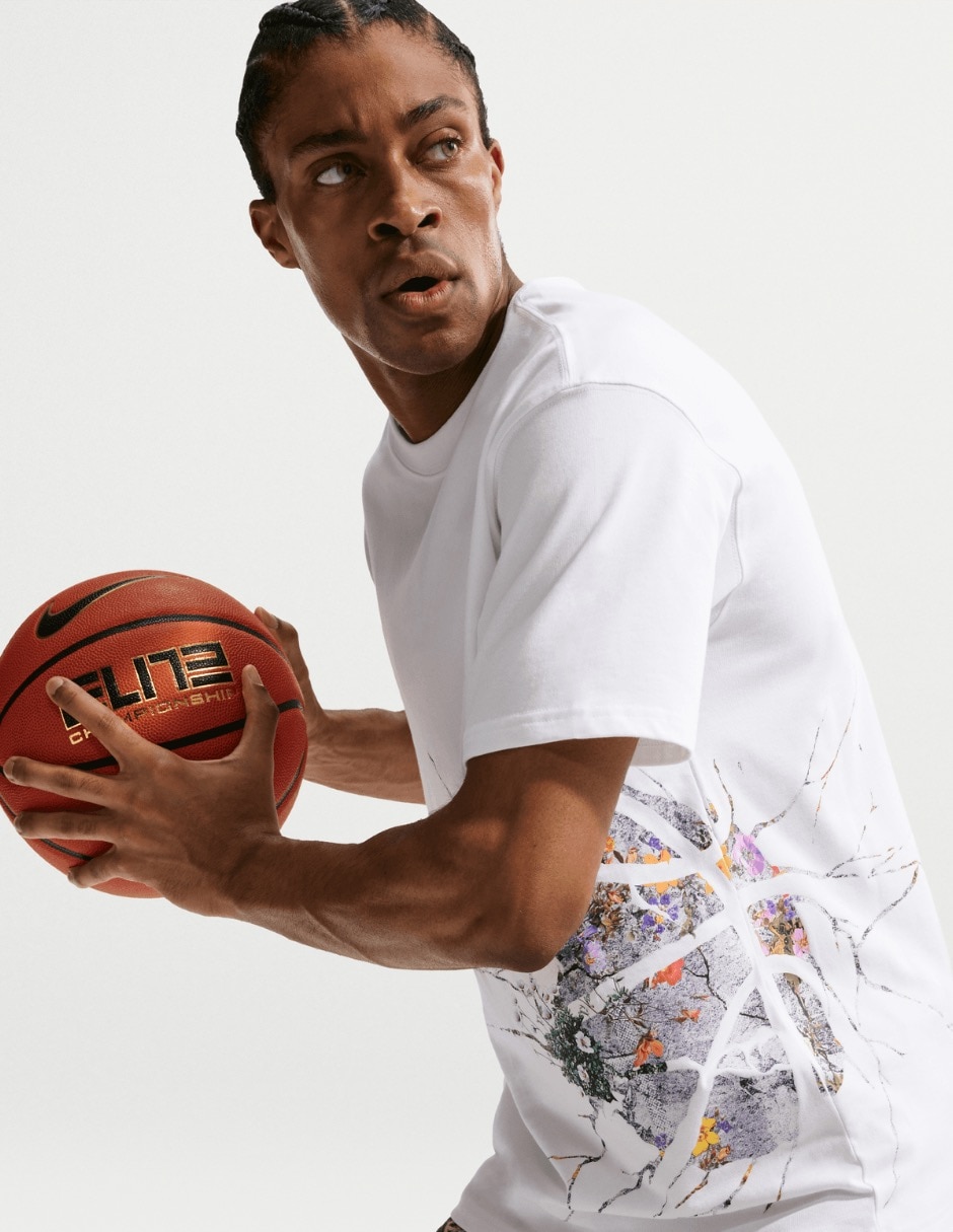 Playera deportiva para entrenamiento nike m nk tee lse oc concrete ball de hombre