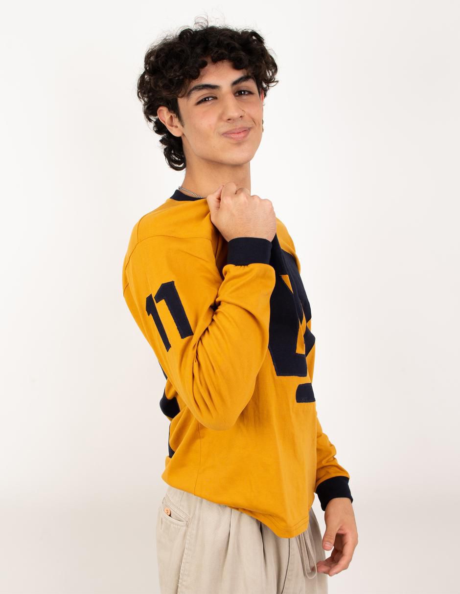 Jersey de Pumas de la UNAM conmemorativo manga larga fan para hombre 6