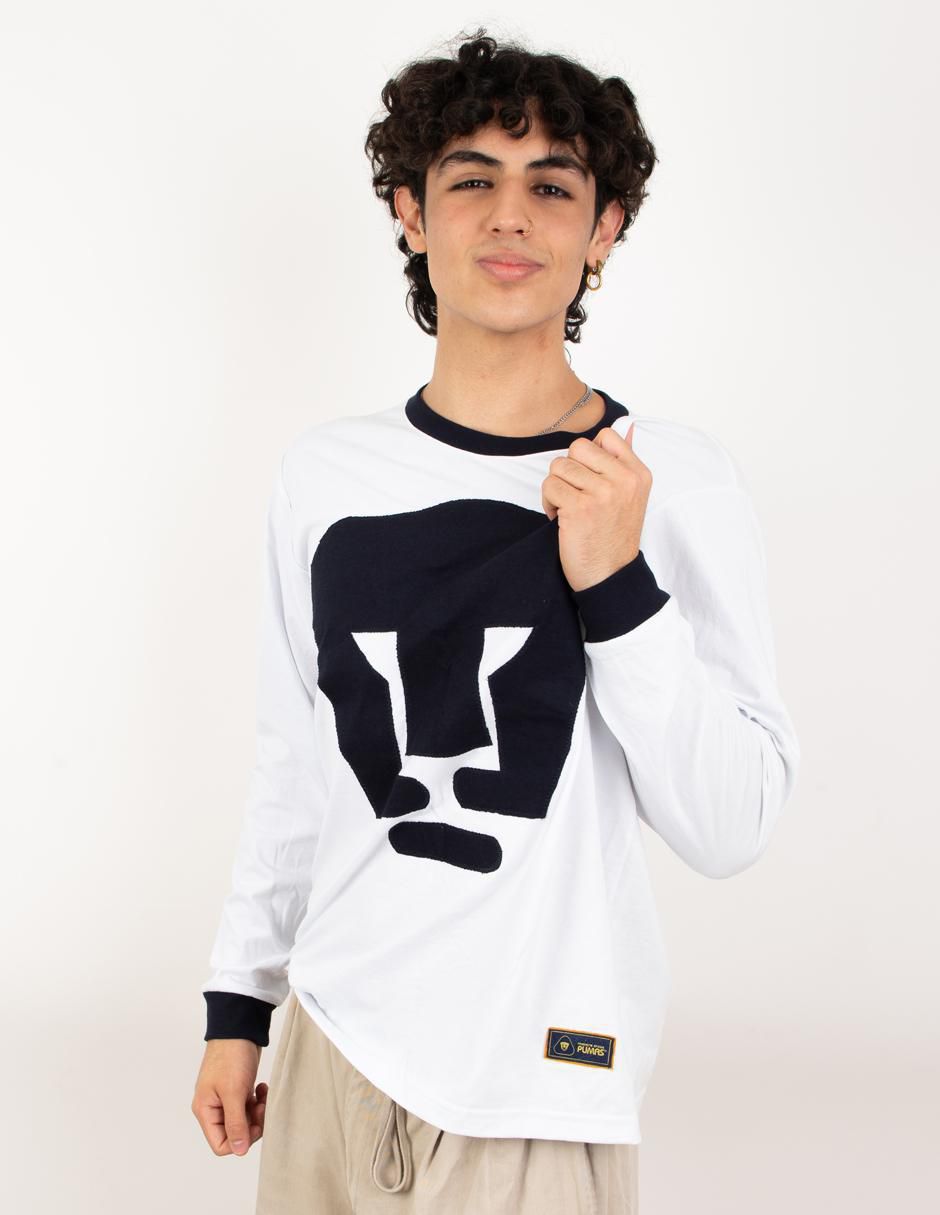 Jersey de Pumas de la UNAM conmemorativo manga larga fan para hombre 5