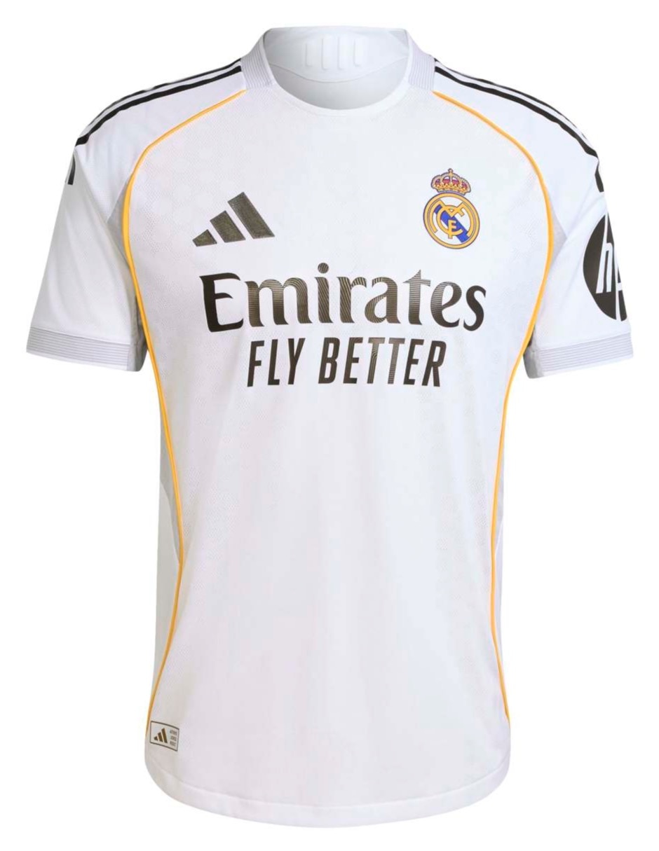 Jersey de Real Madrid Club de Fútbol local manga corta Adidas para hombre