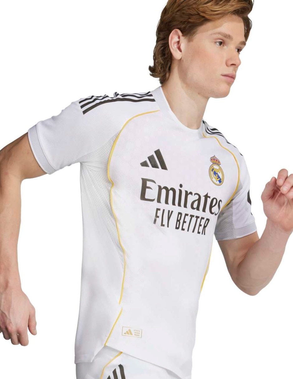 Jersey de Real Madrid Club de Fútbol local manga corta Adidas para hombre