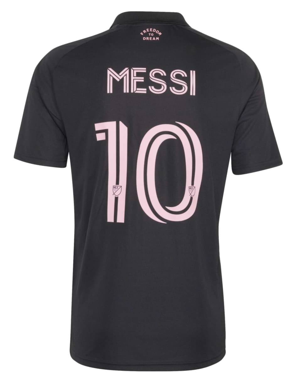 Jersey de Inter de Miami local de Lionel Messi manga corta Adidas para hombre