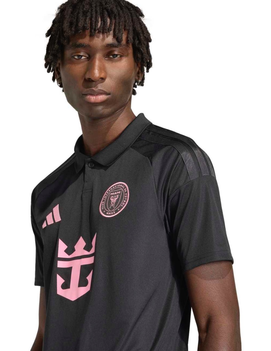 Jersey de Inter de Miami local de Lionel Messi manga corta Adidas para hombre