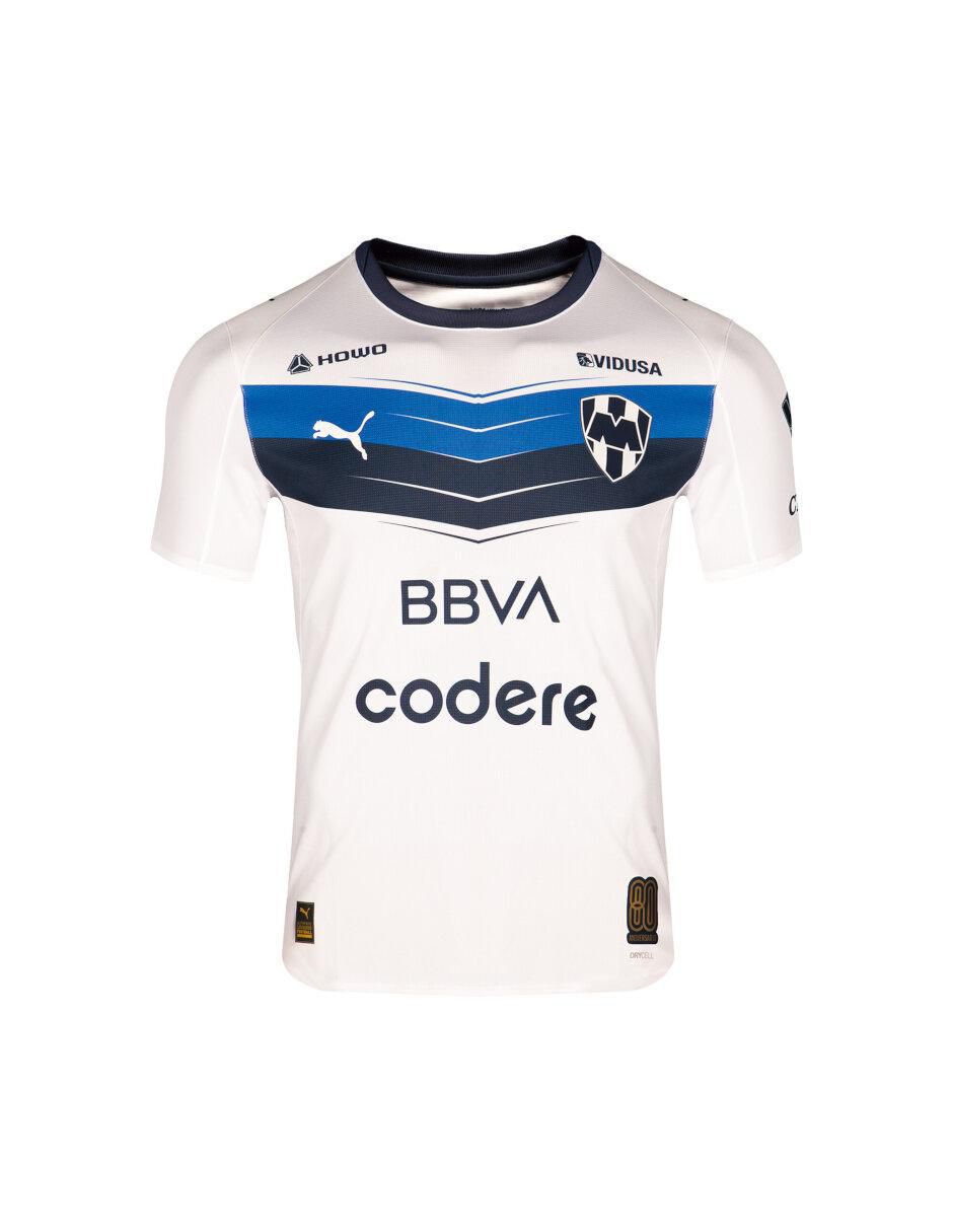 Jersey de Club de Fútbol Monterrey visitante manga corta jugador para hombre