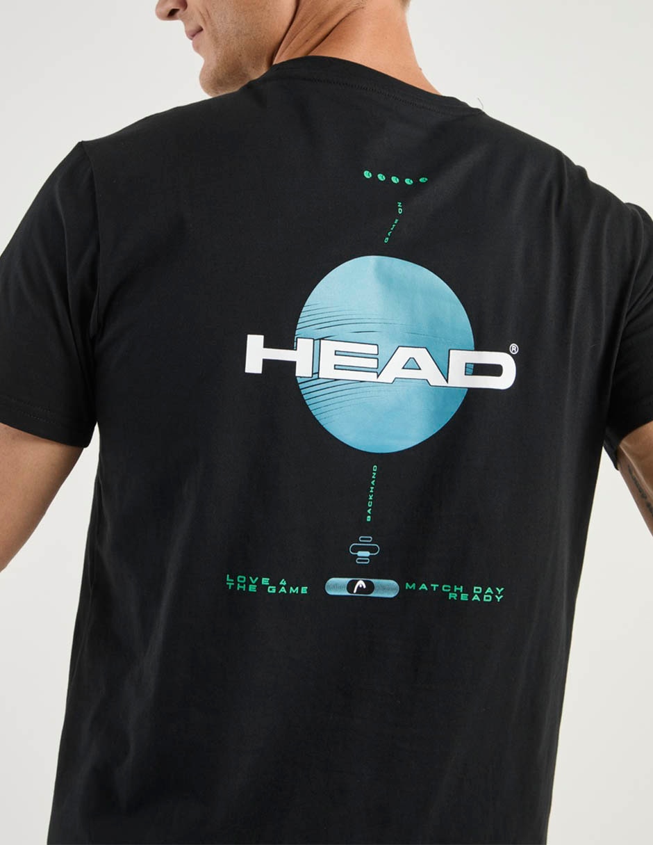 Playera deportiva para pádel head para hombre