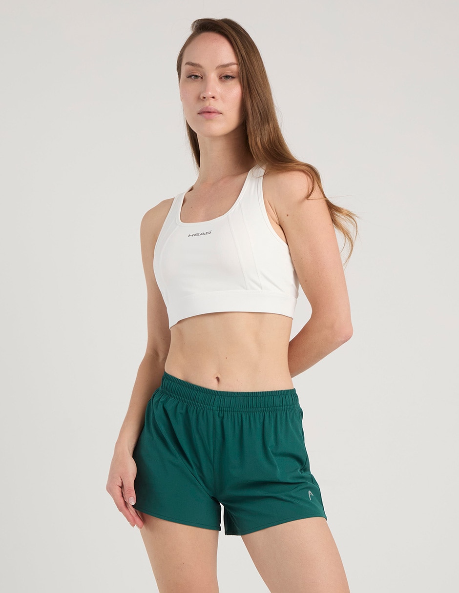 Short con malla para deporte con raqueta mujer