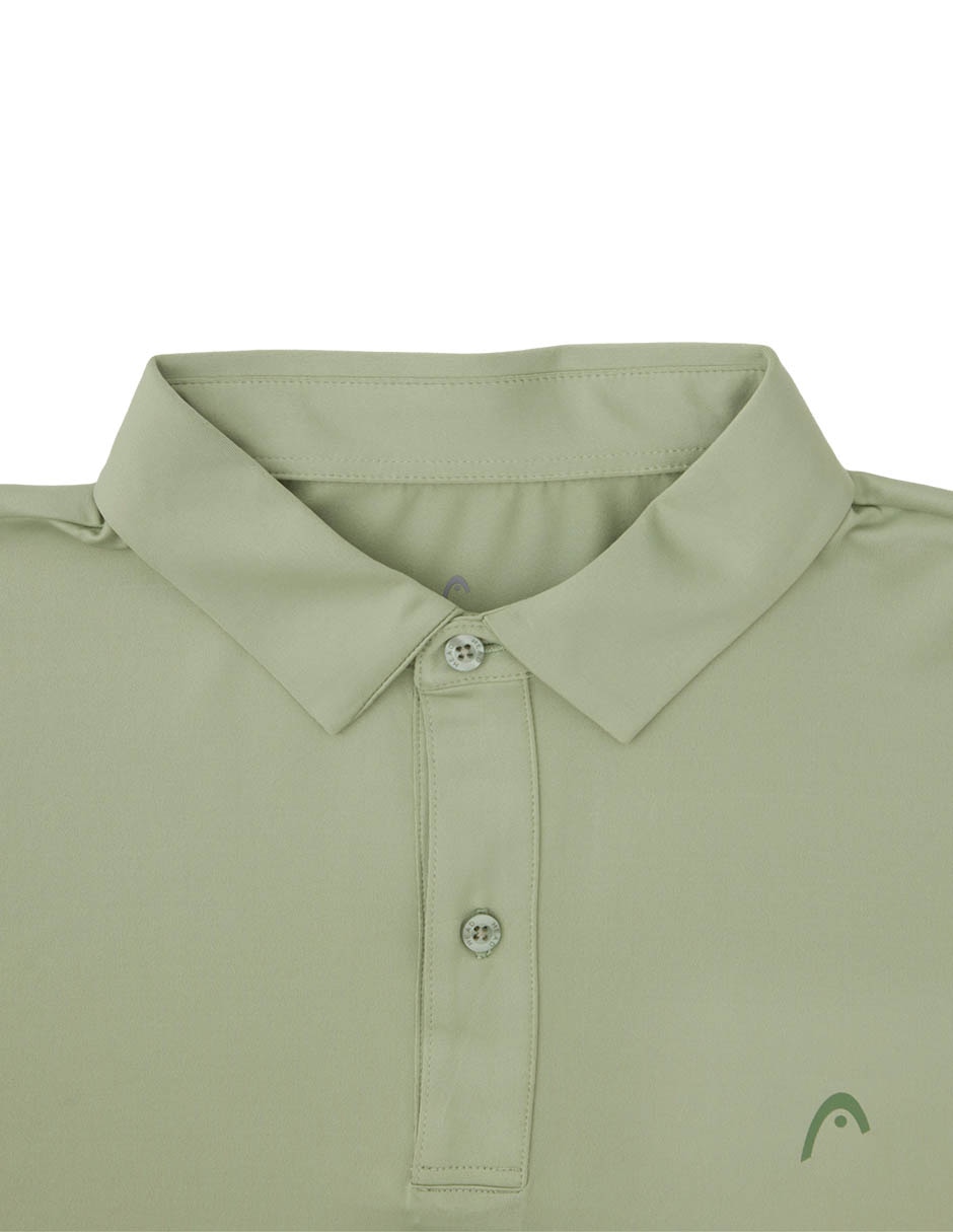 Playera tipo polo deporte con raqueta Head para hombre