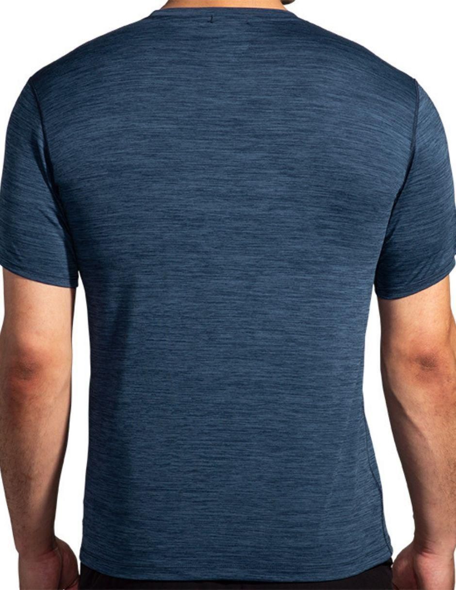 Playera deportiva para correr brooks de hombre