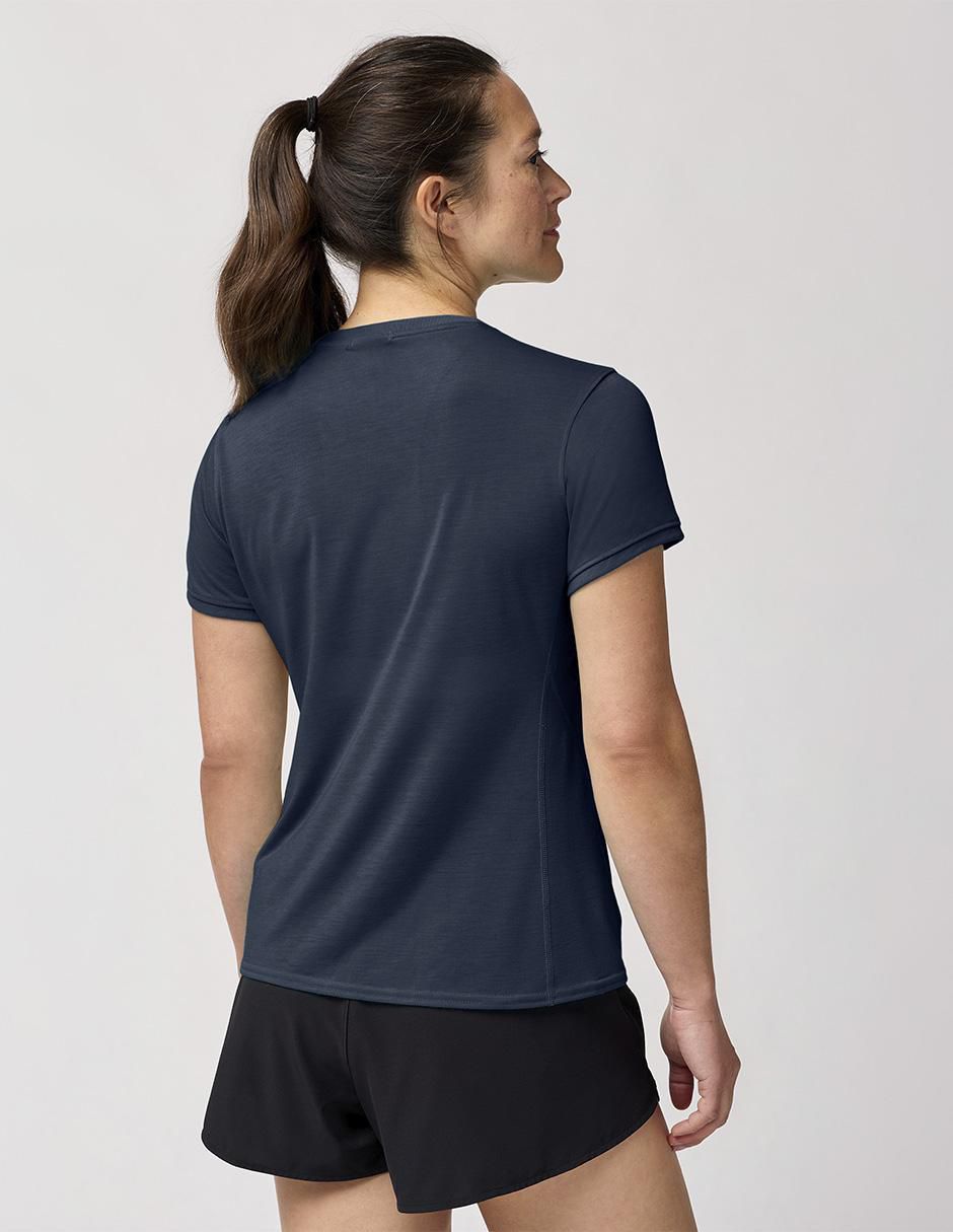 Playera deportiva para correr Brooks de mujer