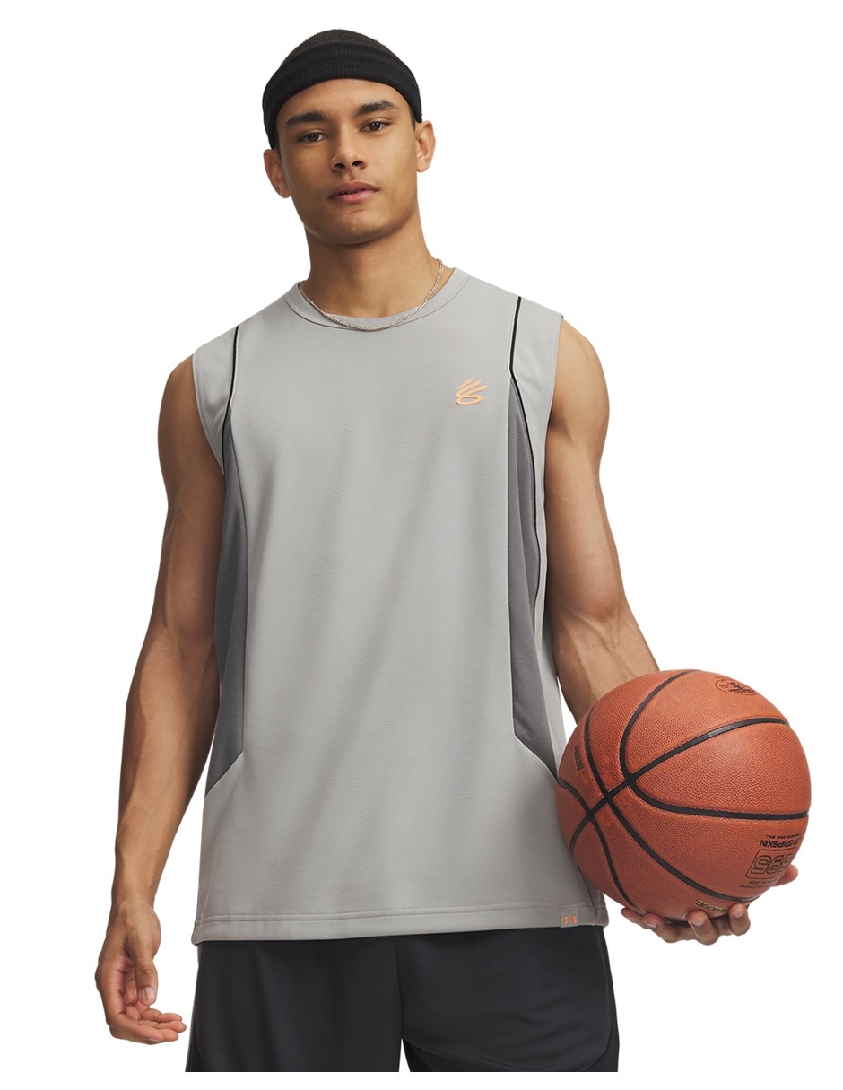 Playera deportiva para básquetbol Under Armour para hombre