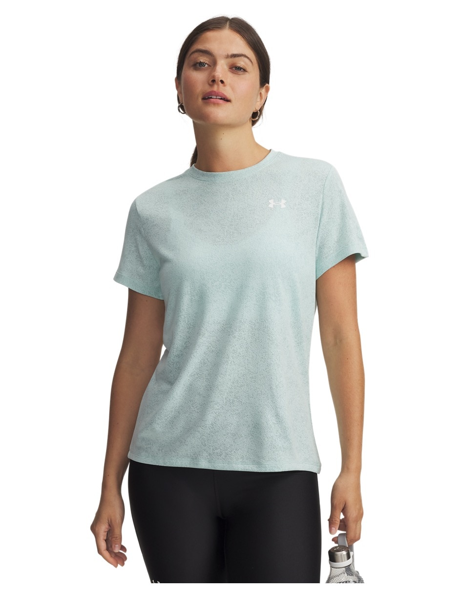 Playera deportiva para entrenamiento Tech Pixelate de mujer
