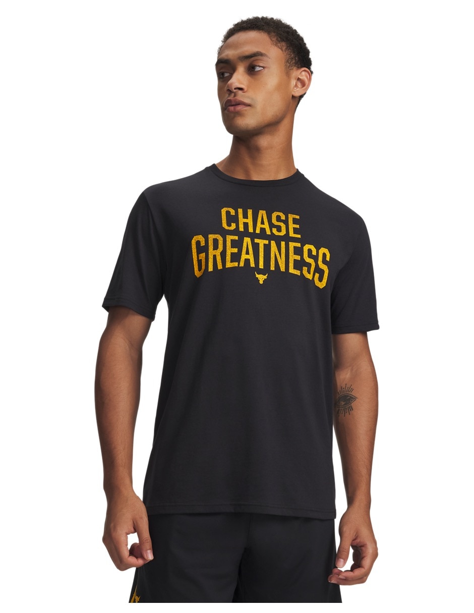 Playera deportiva para entrenamiento pjt rock graphic ssblkg de hombre