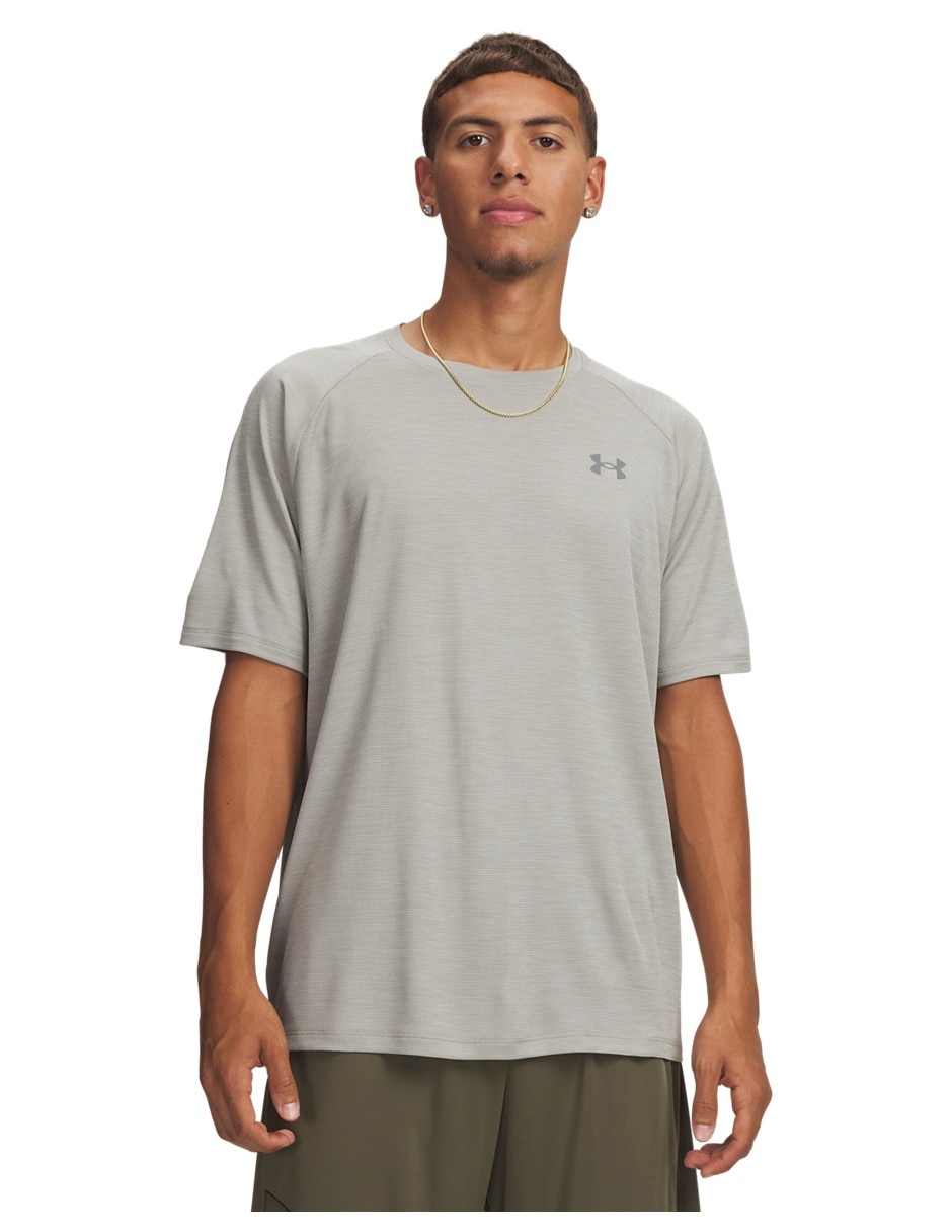 Playera deportiva para entrenamiento UA Tech Textured de hombre
