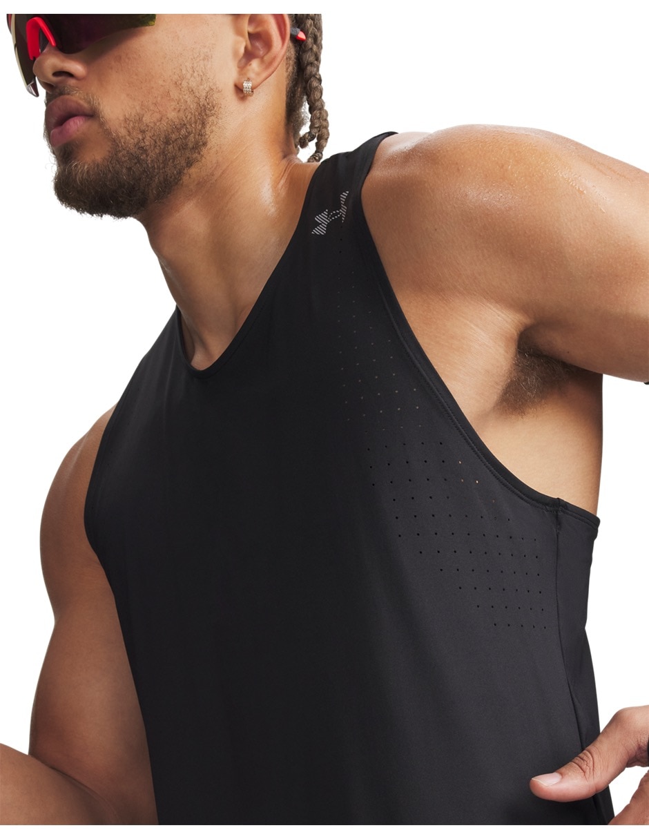 Playera deportiva para correr Ua Velociti Pro Singletblk de hombre 2