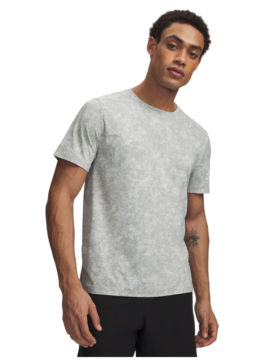 Playera deportiva para correr Ua Velociti Pro Print Ssgry de hombre 1