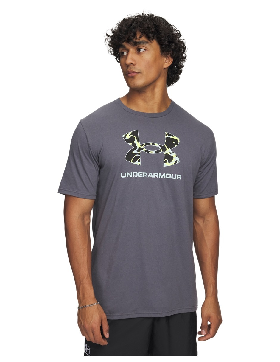 Playera deportiva para entrenamiento UA M BL Print Fill de hombre