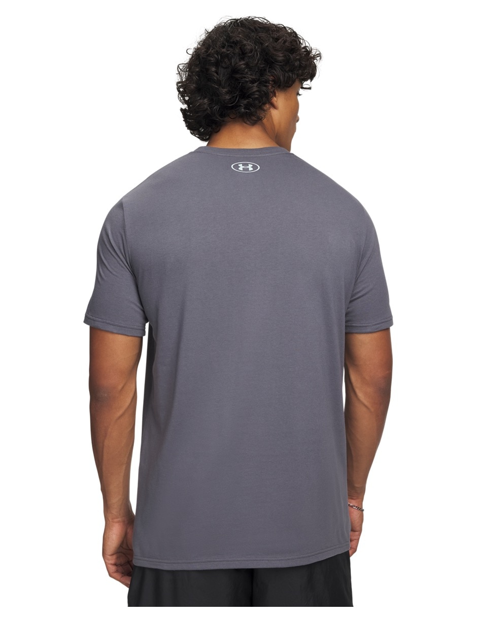 Playera deportiva para entrenamiento UA M BL Print Fill de hombre 2