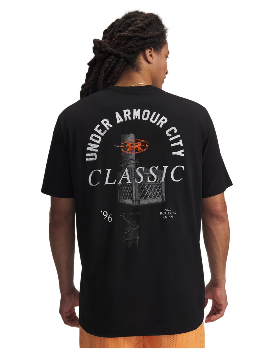 Playera deportiva para básquetbol Under Armour de hombre
