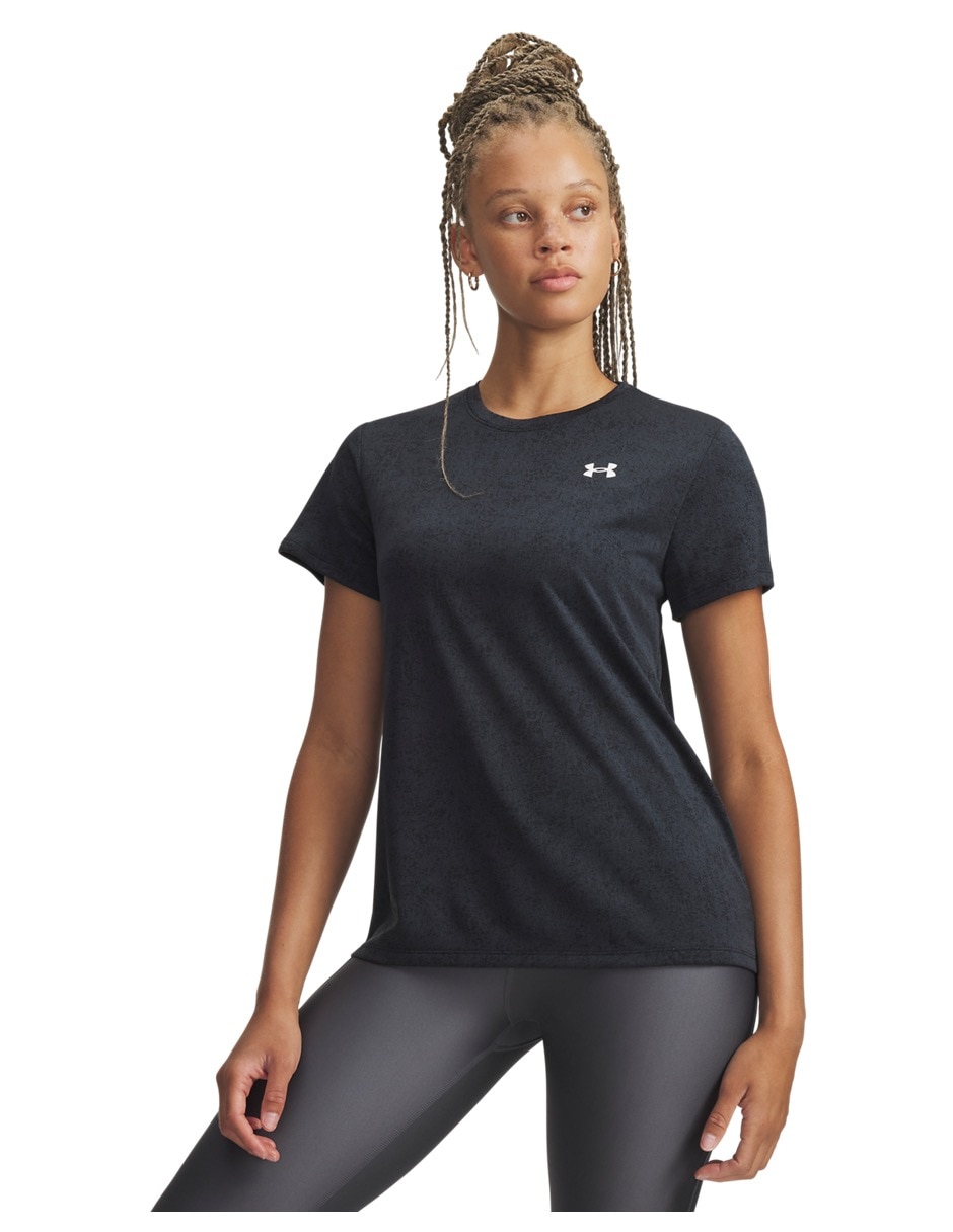 Playera deportiva para entrenamiento Tech Pixelate de mujer