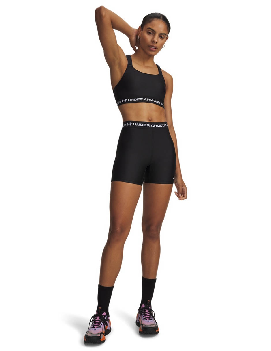 Short Heatgear Middyblk para entrenamiento mujer