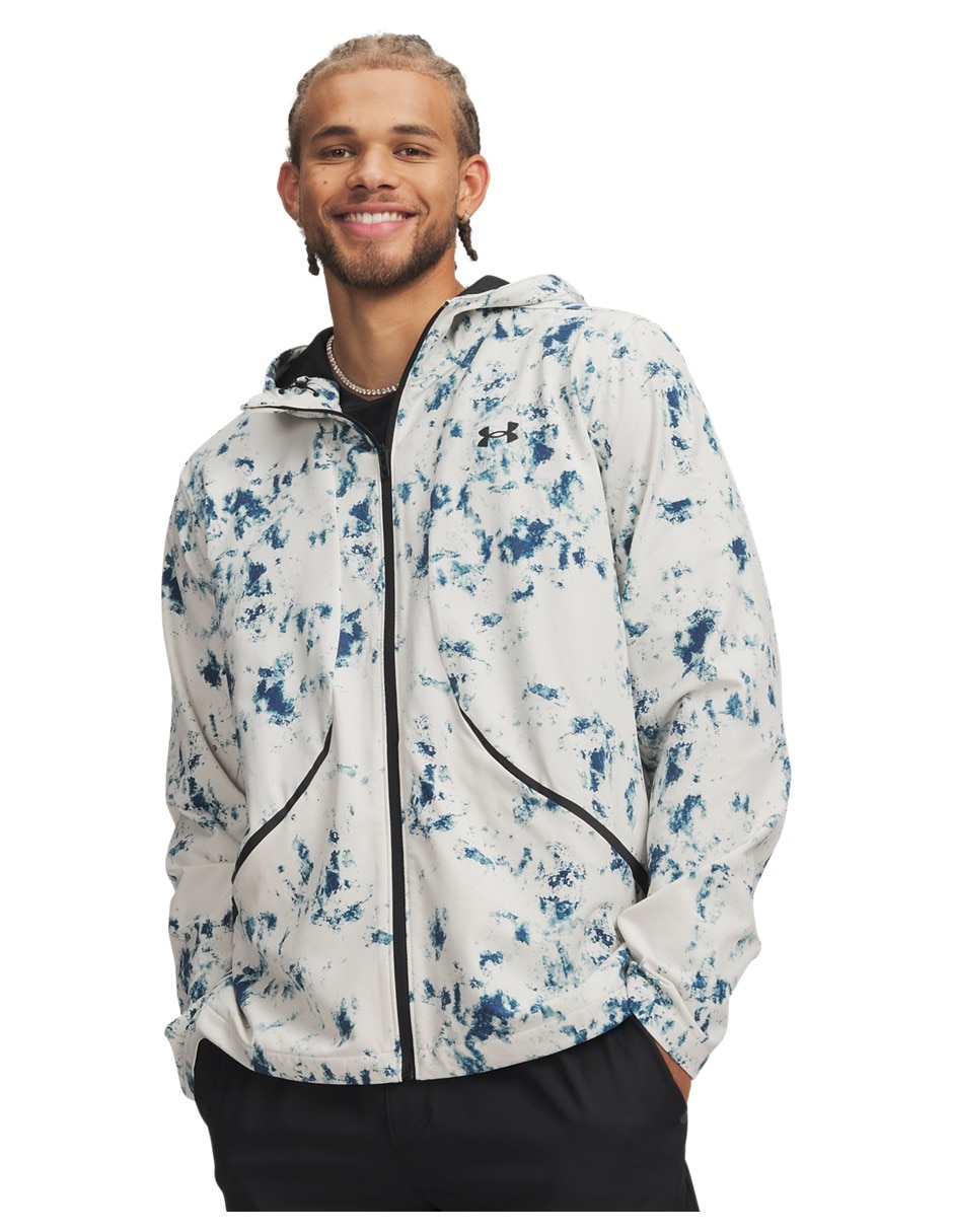 Chamarra para entrenamiento Ua Unstoppable Woven Prt Jktwht para hombre Chamarra para entrenamiento Ua Unstoppable Woven Prt Jktwht para hombre