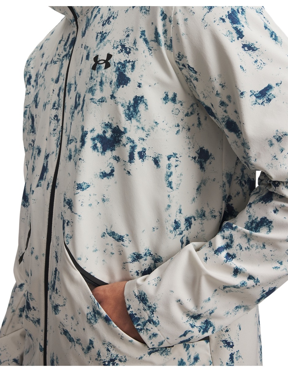 Chamarra para entrenamiento ua unstoppable woven prt jktwht de hombre